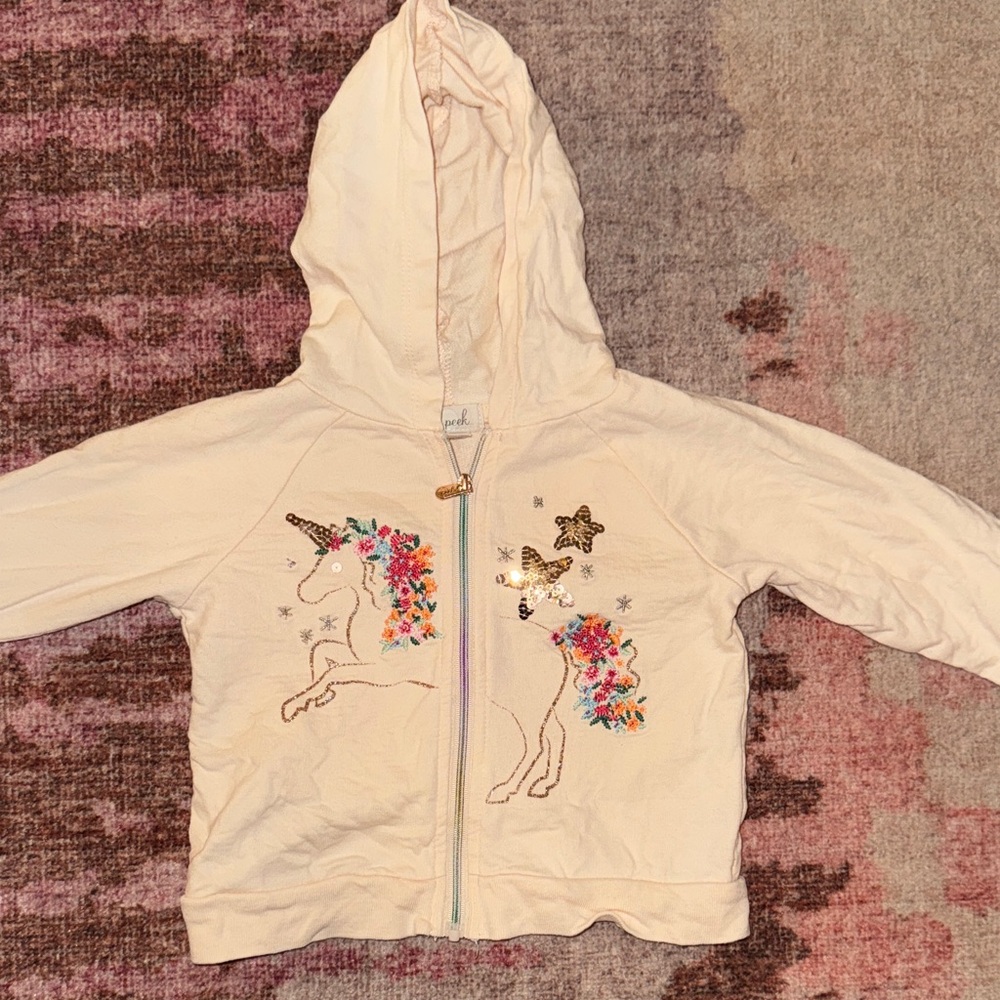 Peek Sequined hoodie